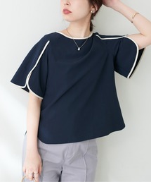 BACKパールハチワレスリーブTOPS