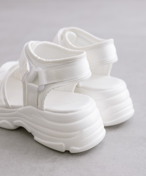 OLIVE des OLIVE（オリーブデオリーブ）の「シアースポーツサンダル　1041130040（サンダル・レディース・ブラック/ホワイト・SMALL/MEDIUM/LARGE）」の10枚目の写真