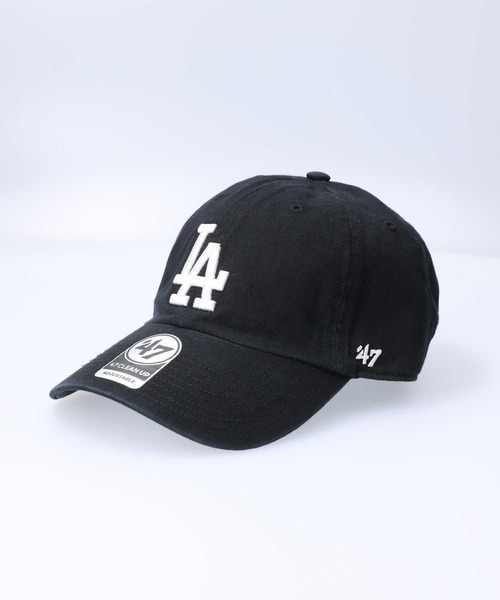 '47（フォーティーセブン）の「【47】ＤＯＤＧＥＲＳ ４７ＣＬＥＡＮ ＵＰ ドジャース ベースボールキャップ（キャップ・メンズ・ブラック/ロイヤルブルー/ホワイト・フリー）」の3枚目の写真