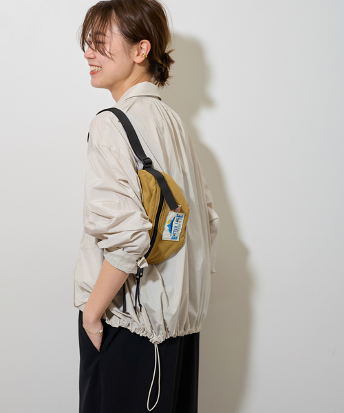 JOURNAL STANDARD relume（ジャーナルスタンダード　レリューム）の「ストーンナイロンシャツブルゾン（ブルゾン・レディース・アイボリー/グレー系その他・FREE）」の3枚目の写真