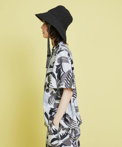 FRAPBOIS（フラボア）の「トリコハット（ハット・レディース・ナチュラル/ブラック・FREE）」の8枚目の写真