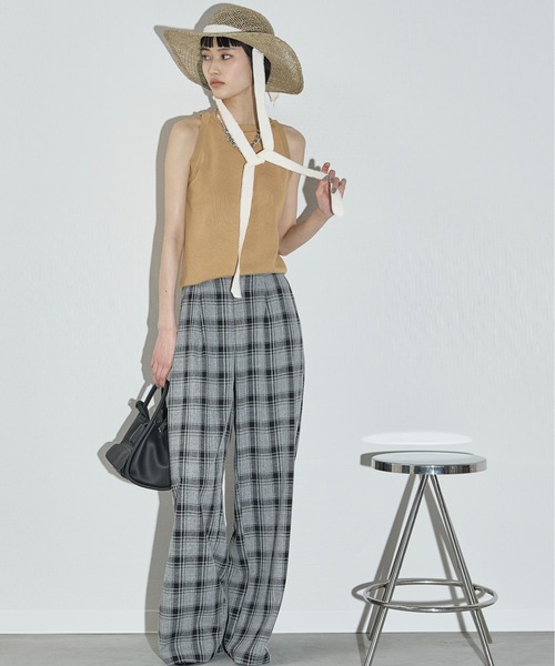 THE YOn（ザヨン）の「リボンアクセントペーパーガルボハット（ハット・レディース・アイボリー/ブラック・FREE）」の18枚目の写真