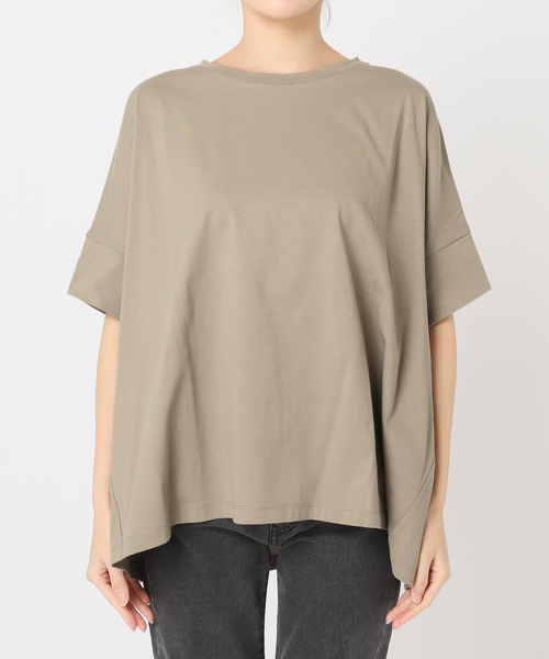 JOURNAL STANDARD relume(ジャーナルスタンダード レリューム)の「オーガニックコットン汗ジミ防止ワイドT(Tシャツ/カットソー・レディース・ホワイト/グレー/ブラック・FREE)」の20枚目の写真