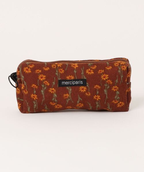 urbanfemine./コーデュロイデザインペンケース・ポーチ U7239（ポーチ