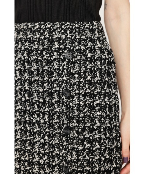 SLY（スライ）の「【限定展開】TWEED KNIT S/SK ツイード ニット ショート スカート（スカート・レディース・ブルー系その他/ブラック系その他2・FREE）」の9枚目の写真