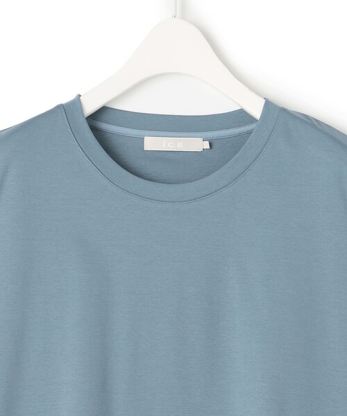 接触冷感・洗える】コンパクトスムース ノースリーブTシャツ（T