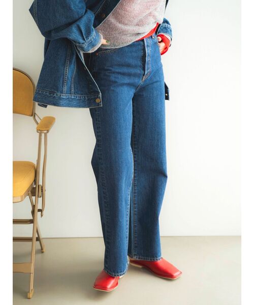 Ungrid（アングリッド）の「スクエアトゥフラットシューズ（ローファー・レディース・レッド/ゴールド/ブラック・L/M/S）」の15枚目の写真