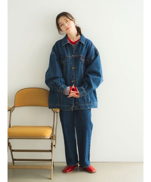 Ungrid（アングリッド）の「スクエアトゥフラットシューズ（ローファー・レディース・レッド/ゴールド/ブラック・L/M/S）」の17枚目の写真