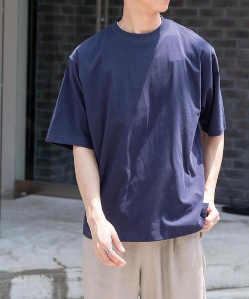 FORK&SPOON（フォークアンドスプーン）の「FORK&SPOON　4WAYストレッチTシャツ（Tシャツ/カットソー・メンズ・ネイビー/グリーン系その他/アイボリー・4/5）」の4枚目の写真