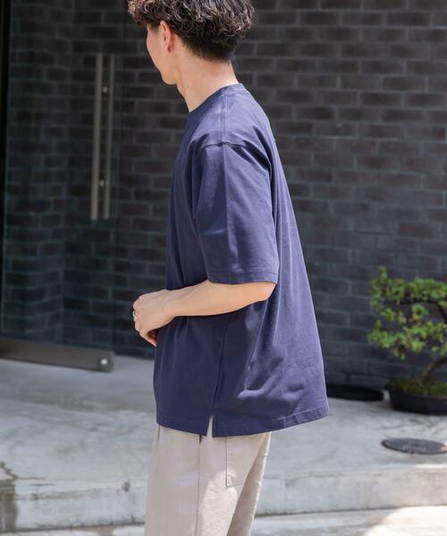 FORK&SPOON（フォークアンドスプーン）の「FORK&SPOON　4WAYストレッチTシャツ（Tシャツ/カットソー・メンズ・ネイビー/グリーン系その他/アイボリー・4/5）」の5枚目の写真
