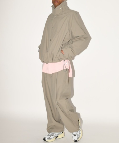 SUPERTHANKS（スーパーサンクス）の「【撥水生地使用】ステンカラーショートコート/Soutien collar short coat(ユニセックス)（ステンカラーコート・メンズ・ブラック/カーキ系/キャメル・S/L/M）」の13枚目の写真