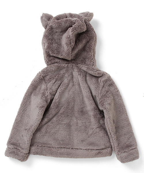こども ビームス(コドモビームス)の「TALC / mimi ボア フード ジャケット (2~8y)(ブルゾン・キッズ・グレー/ブラウン/クリーム・10Y/4Y/6Y/2Y/8Y)」の11枚目の写真