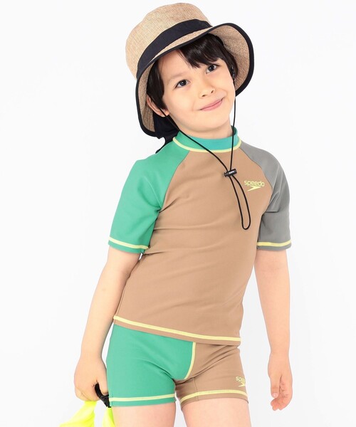 Speedo(スピード)の「Speedo:90~120cm / KIDS Unisex Separates(水着・キッズ・ダークオリーブ/ライトブラウン/ブルー系その他・90/110/120/100)」の5枚目の写真