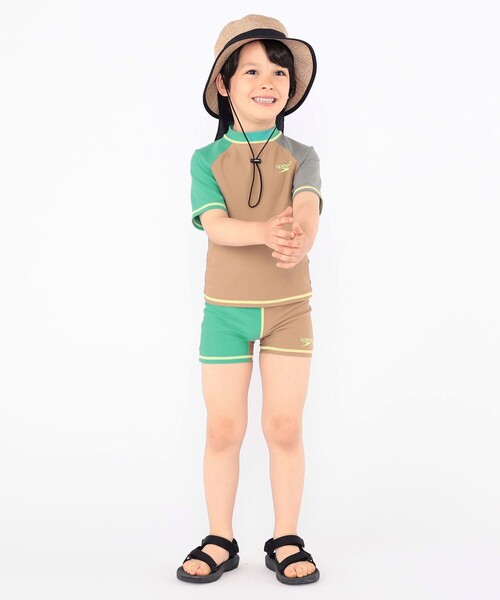 Speedo(スピード)の「Speedo:90~120cm / KIDS Unisex Separates(水着・キッズ・ダークオリーブ/ライトブラウン/ブルー系その他・90/110/120/100)」の7枚目の写真