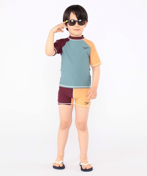 Speedo(スピード)の「Speedo:90~120cm / KIDS Unisex Separates(水着・キッズ・ダークオリーブ/ライトブラウン/ブルー系その他・90/110/120/100)」の14枚目の写真