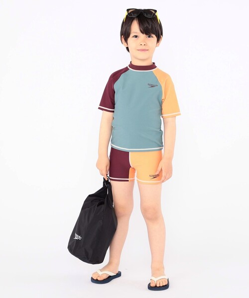 Speedo(スピード)の「Speedo:90~120cm / KIDS Unisex Separates(水着・キッズ・ダークオリーブ/ライトブラウン/ブルー系その他・90/110/120/100)」の16枚目の写真