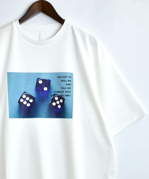 おしゃれスタ(オシャレスタ)の「接触冷感 グラフィックアート ダンボールニット クルーネック半袖Tシャツ【IR】 オーバーサイズ メンズ レディース(Tシャツ/カットソー・メンズ・グレー系9/ベージュ系6/サックスブルー系/ブラック系8/ブラック系9/グレー系8/ホワイト系9/ブラック系/ブラック系6/ホワイト系6/ホワイト系8/ホワイト系/ブラック系3/ホワイト系2/グレー系2/グレー系3/ホワイト系3/ブラック系2・XL/L/M)」の6枚目の写真