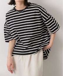 ポケット付き ボーダーTシャツ