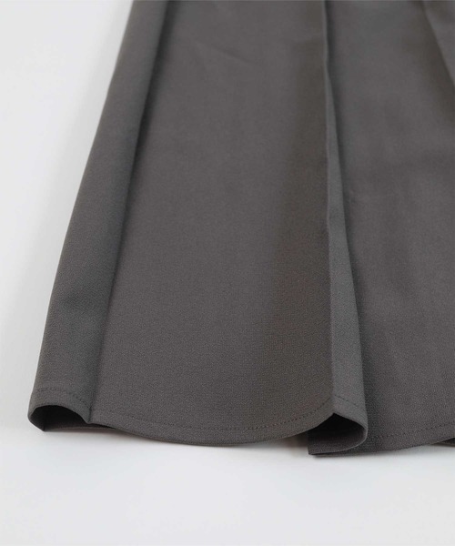 miette（ミエット）の「ガーターデザインプリーツスカート（スカート・レディース・チャコール/ブラック・FREE）」の17枚目の写真