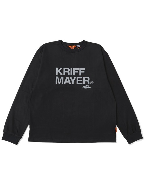 KRIFF MAYER（クリフメイヤー）の「もちのびロゴプリントロンT（Tシャツ/カットソー・メンズ・ブラック/カーキ/ナチュラル/グレー/ブラウン/カラフル・MEDIUM/LARGE/X-LARGE）」の7枚目の写真