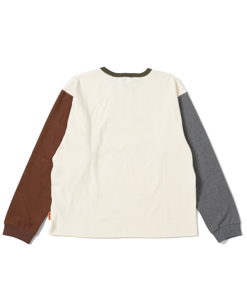 KRIFF MAYER（クリフメイヤー）の「もちのびロゴプリントロンT（Tシャツ/カットソー・メンズ・ブラック/カーキ/ナチュラル/グレー/ブラウン/カラフル・MEDIUM/LARGE/X-LARGE）」の10枚目の写真