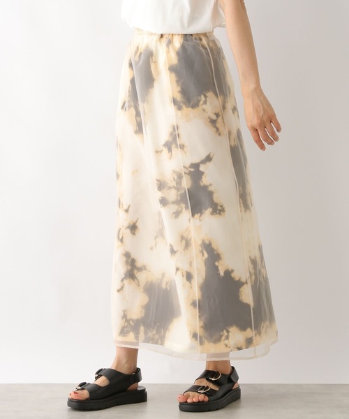 LEPSIM（レプシィム）の「柄レイヤードスカート　120850（スカート・レディース・ブラック/アイボリー・FREE）」の5枚目の写真