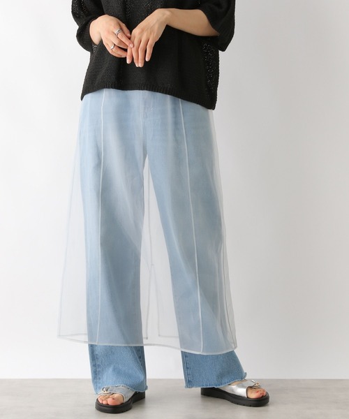 LEPSIM（レプシィム）の「柄レイヤードスカート　120850（スカート・レディース・ブラック/アイボリー・FREE）」の16枚目の写真