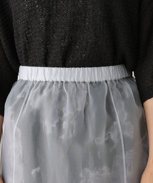 LEPSIM（レプシィム）の「柄レイヤードスカート　120850（スカート・レディース・ブラック/アイボリー・FREE）」の21枚目の写真