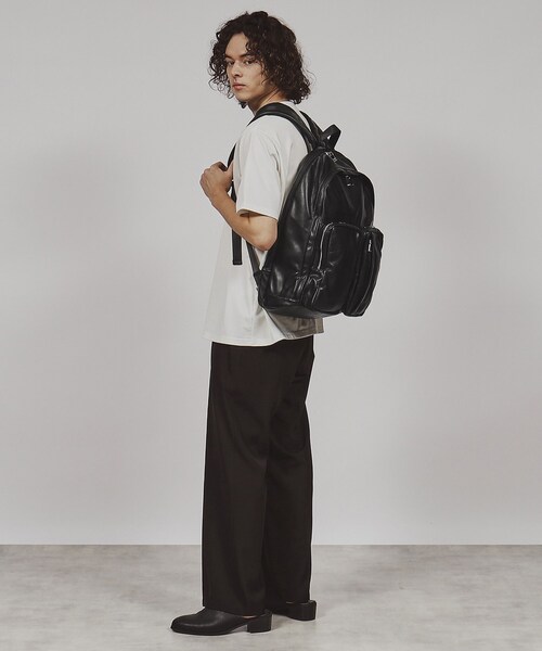 tk.TAKEO KIKUCHI（ティーケータケオキクチ）の「マルチポケットバックパック（バックパック/リュック・メンズ・ブラック系/ブラック系1/ブラック・00）」の20枚目の写真