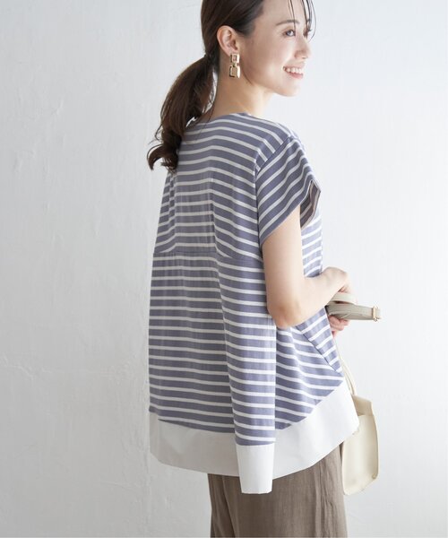 ikka（イッカ）の「【親子コーデ】Aライン裾切り替えカットソー（Tシャツ/カットソー・レディース・オレンジ/ブラック/ベージュ/その他1・S/L/M）」の21枚目の写真