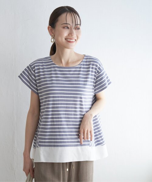 ikka（イッカ）の「【親子コーデ】Aライン裾切り替えカットソー（Tシャツ/カットソー・レディース・オレンジ/ブラック/ベージュ/その他1・S/L/M）」の22枚目の写真