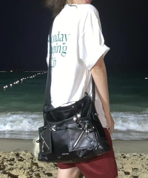 LAFFMO（ラフモ）の「バックプリントロゴTシャツ（Tシャツ/カットソー・レディース・ホワイト・F）」の11枚目の写真