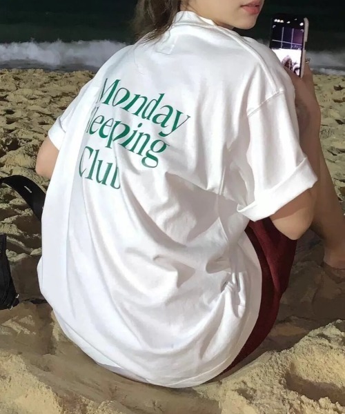 LAFFMO（ラフモ）の「バックプリントロゴTシャツ（Tシャツ/カットソー・レディース・ホワイト・F）」の12枚目の写真