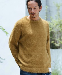 CAMBIO | mn2990-Shaggy Knit Crew Neck Pullover ニットプルオーバー(ニット/セーター)