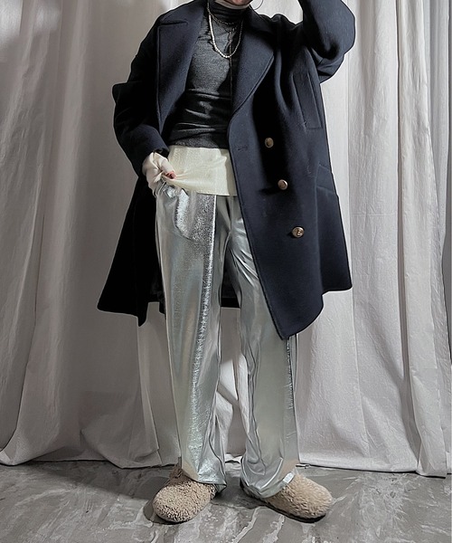 PROVOKE (プロヴォーク)の「BIG P COAT(ピーコート・レディース・ネイビー・FREE)」の1枚目の写真