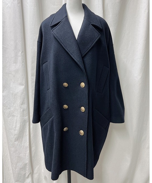 PROVOKE (プロヴォーク)の「BIG P COAT(ピーコート・レディース・ネイビー・FREE)」の2枚目の写真