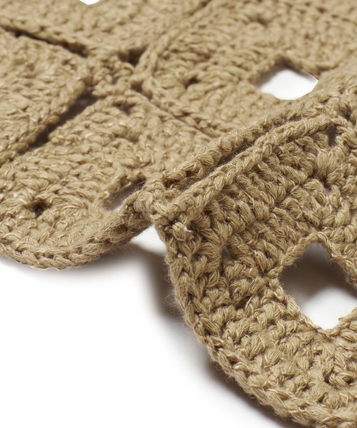 ADAM ET ROPE'（アダムエロペ）の「【洗える】クロシェベルト（ベルト・レディース・ベージュ/キナリ・FREE）」の13枚目の写真