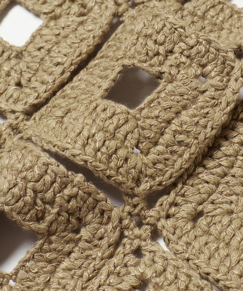 ADAM ET ROPE'（アダムエロペ）の「【洗える】クロシェベルト（ベルト・レディース・ベージュ/キナリ・FREE）」の14枚目の写真