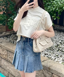 clear | ピグメント加工エンボスカットソートップス≪2024SS新作≫(Tシャツ/カットソー)