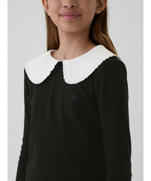 ラッフルフリル 襟付きシャツ (キッズ)