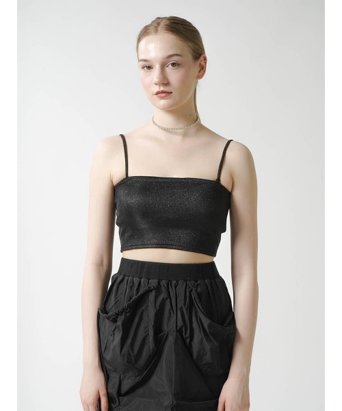 :ETHROF(イーサオブ)の「GLITTER TUBE TOP(その他トップス・レディース・ブラック/ブルー/オフホワイト・MEDIUM)」の7枚目の写真