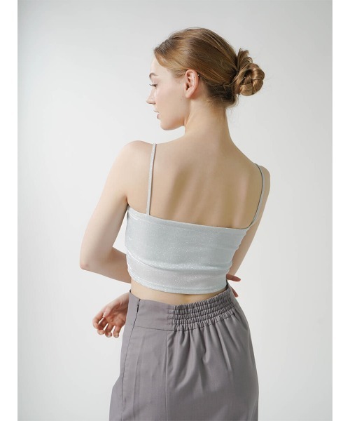 :ETHROF(イーサオブ)の「GLITTER TUBE TOP(その他トップス・レディース・ブラック/ブルー/オフホワイト・MEDIUM)」の9枚目の写真