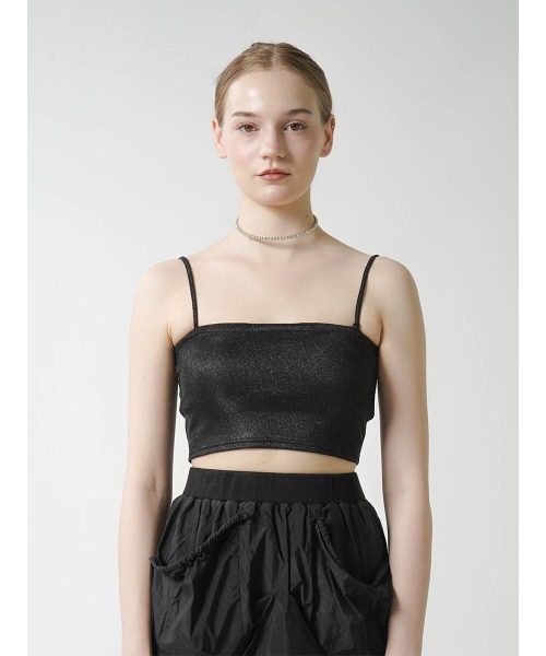:ETHROF(イーサオブ)の「GLITTER TUBE TOP(その他トップス・レディース・ブラック/ブルー/オフホワイト・MEDIUM)」の10枚目の写真