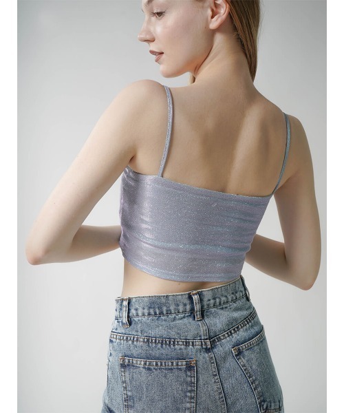 :ETHROF(イーサオブ)の「GLITTER TUBE TOP(その他トップス・レディース・ブラック/ブルー/オフホワイト・MEDIUM)」の13枚目の写真