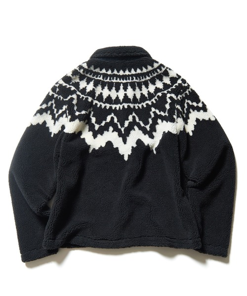 uniform experiment(ユニフォームエクスペリメント)の「SHERPA BLOUSON(ブルゾン・メンズ・ブラック/ホワイト・1/2/3/4/5)」の13枚目の写真