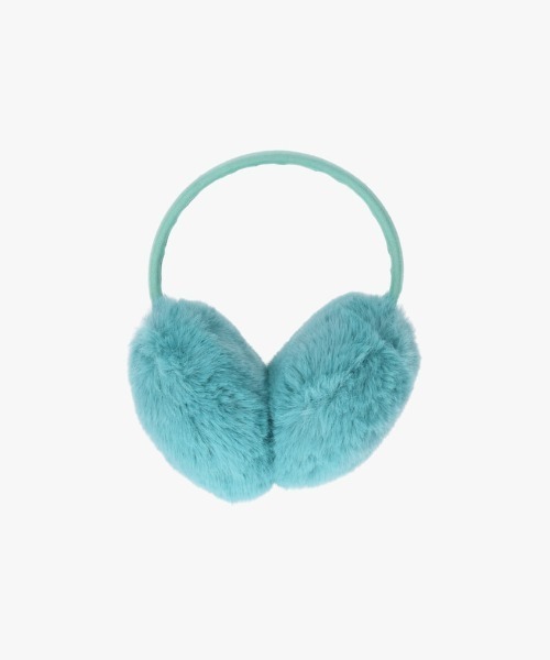 OVERRIDE（オーバーライド）の「OVERRIDE  SUEDE FAKEFUR EARMUFF SGP / オーバーライド（イヤーマフ・レディース・ホワイト/ライトブルー/ブラック/ベージュ・57~59cm）」の4枚目の写真