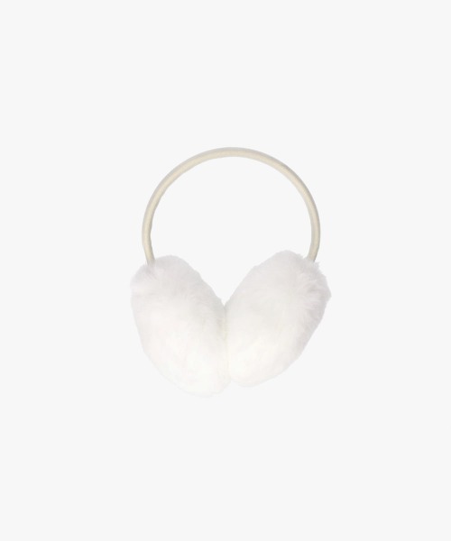 OVERRIDE（オーバーライド）の「OVERRIDE  SUEDE FAKEFUR EARMUFF SGP / オーバーライド（イヤーマフ・レディース・ホワイト/ライトブルー/ブラック/ベージュ・57~59cm）」の9枚目の写真