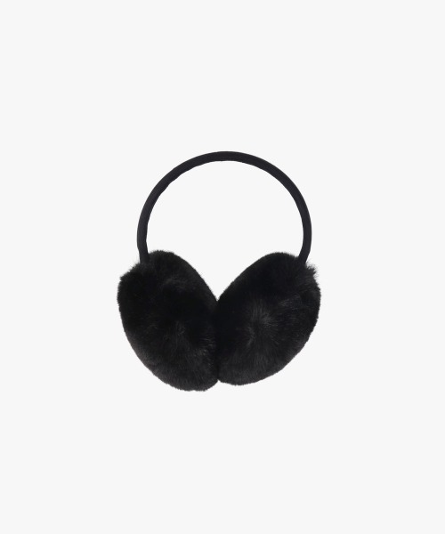 OVERRIDE（オーバーライド）の「OVERRIDE  SUEDE FAKEFUR EARMUFF SGP / オーバーライド（イヤーマフ・レディース・ホワイト/ライトブルー/ブラック/ベージュ・57~59cm）」の7枚目の写真