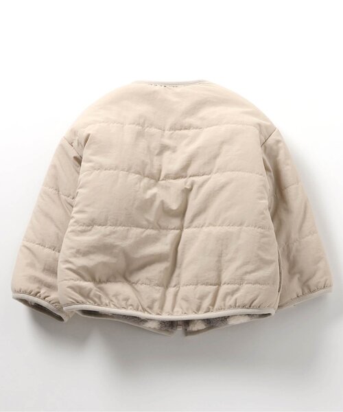 apres les cours（アプレレクール）の「【WEB限定】ボアリバーシブルアウター（ブルゾン・キッズ・ベージュ/ピンク/グレー・80/90/100/110/120/130/140）」の12枚目の写真