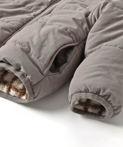 apres les cours（アプレレクール）の「【WEB限定】ボアリバーシブルアウター（ブルゾン・キッズ・ベージュ/ピンク/グレー・80/90/100/110/120/130/140）」の19枚目の写真